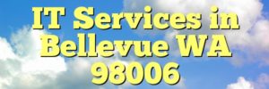 IT Services in Bellevue WA 98006